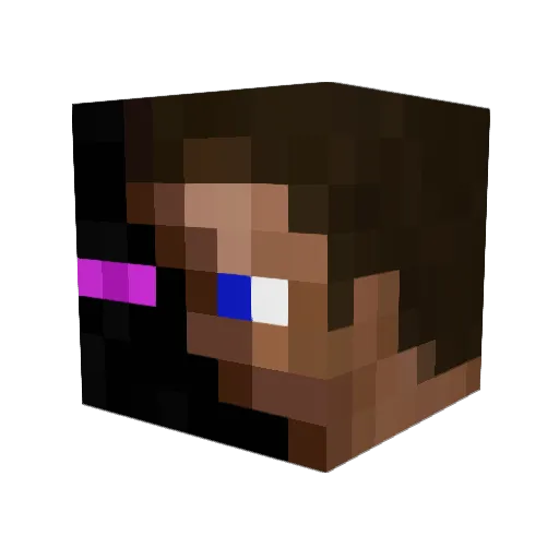 9tim6 Minecraft avatar head, 3D render