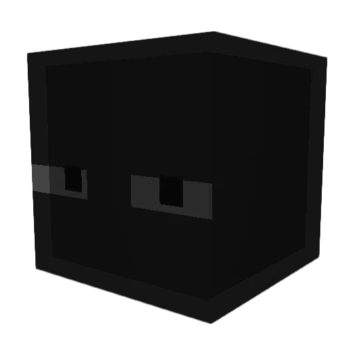 9ue Minecraft avatar head, 3D render