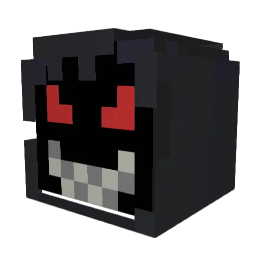 9unner Minecraft avatar head, 3D render