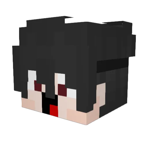 9ya7k_y6rbny Minecraft avatar head, 3D render