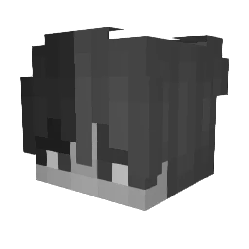9yad Minecraft avatar head, 3D render