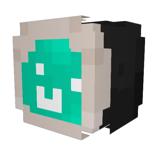 9ysl Minecraft avatar head, 3D render