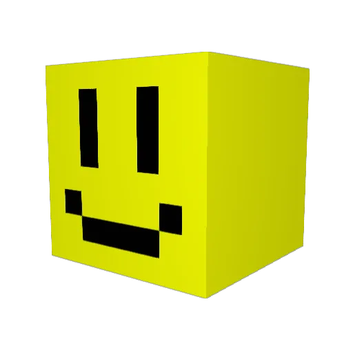 A0T0R0 Minecraft avatar head, 3D render