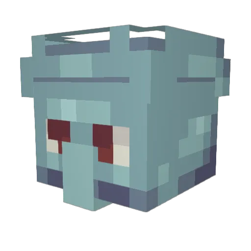 A1RWRECKA Minecraft avatar head, 3D render