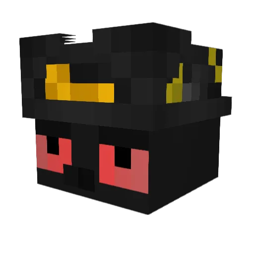 A1_Canadian Minecraft avatar head, 3D render