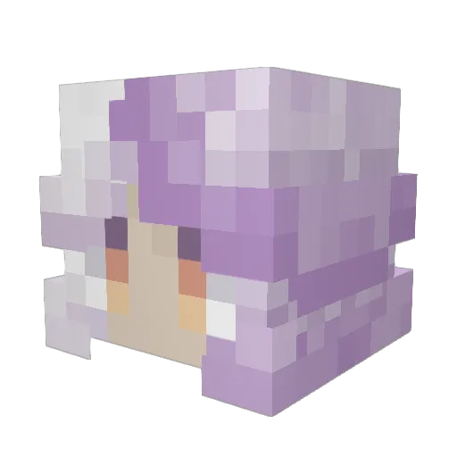 A1atus05 Minecraft avatar head, 3D render