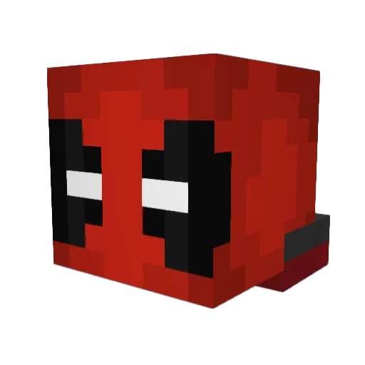 A1b1do Minecraft avatar head, 3D render