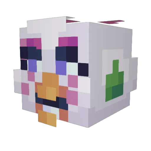 A1exandra_G Minecraft avatar head, 3D render