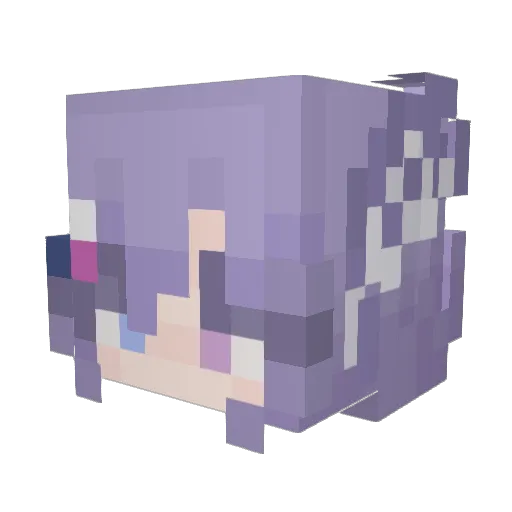 A1kowo Minecraft avatar head, 3D render