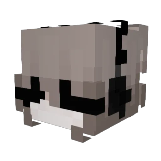 A1lysia Minecraft avatar head, 3D render