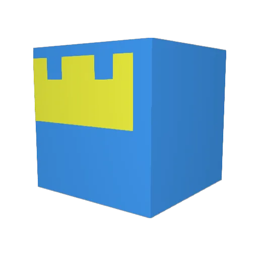 A1mMilkyWay Minecraft avatar head, 3D render