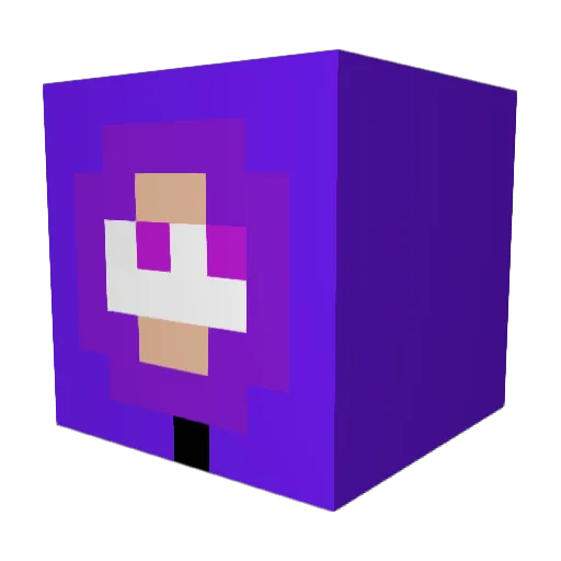 A1mt1c Minecraft avatar head, 3D render
