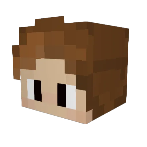 A1owy_ Minecraft avatar head, 3D render