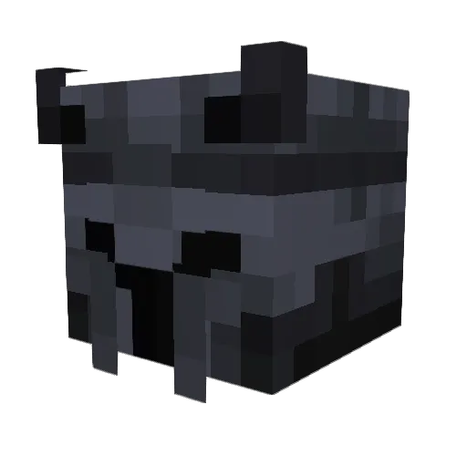A1x2 Minecraft avatar head, 3D render