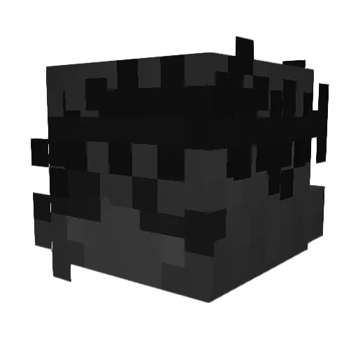 A1xr Minecraft avatar head, 3D render