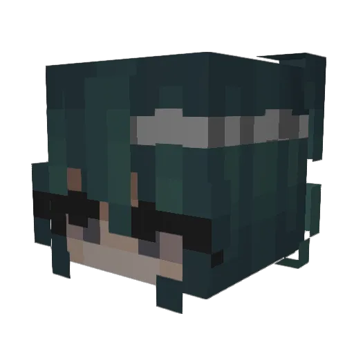 A22B Minecraft avatar head, 3D render