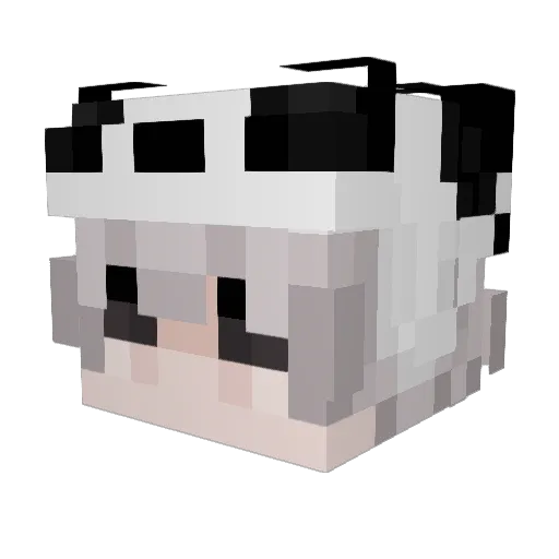 A2KIMBO Minecraft avatar head, 3D render