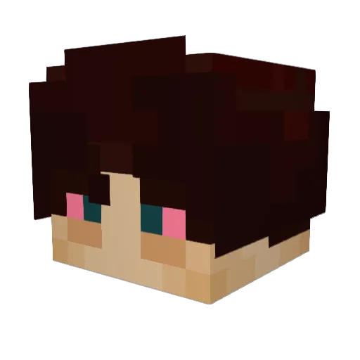 A2TECS Minecraft avatar head, 3D render