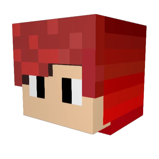 A2ndrei13 Minecraft avatar head, 3D render