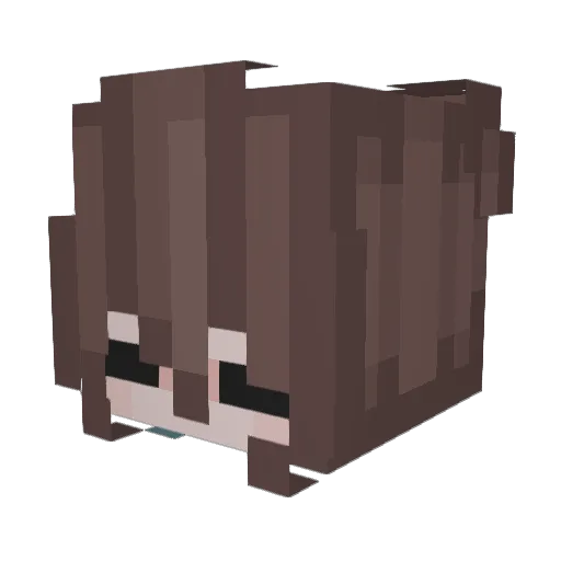 A3DGhost Minecraft avatar head, 3D render