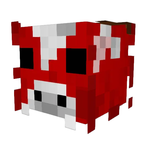 A3LARM00N Minecraft avatar head, 3D render