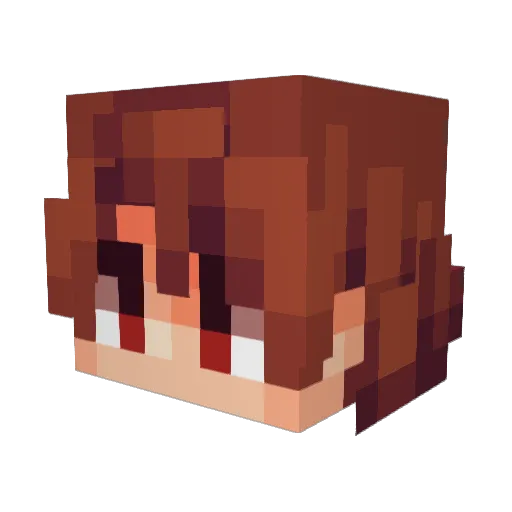 A3OT Minecraft avatar head, 3D render