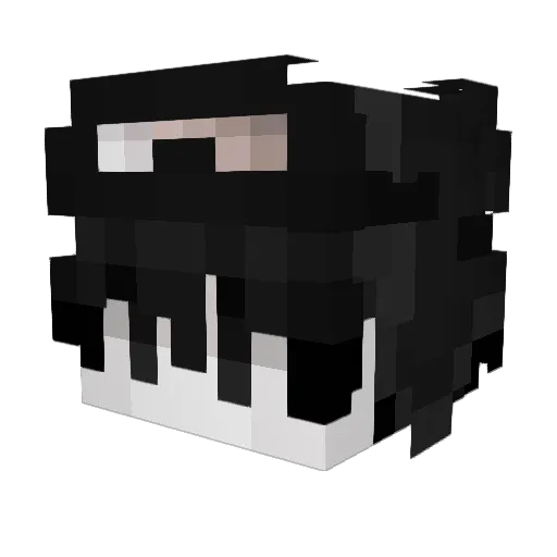 A3_Wiewiora Minecraft avatar head, 3D render