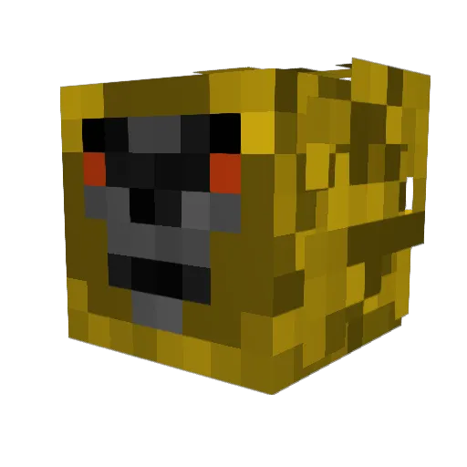 A3bedh Minecraft avatar head, 3D render