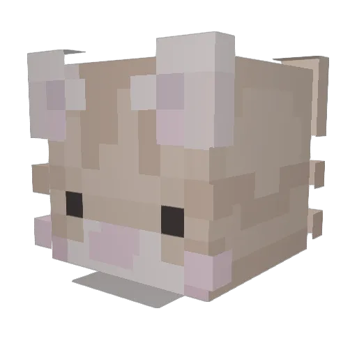 A3ther1us Minecraft avatar head, 3D render