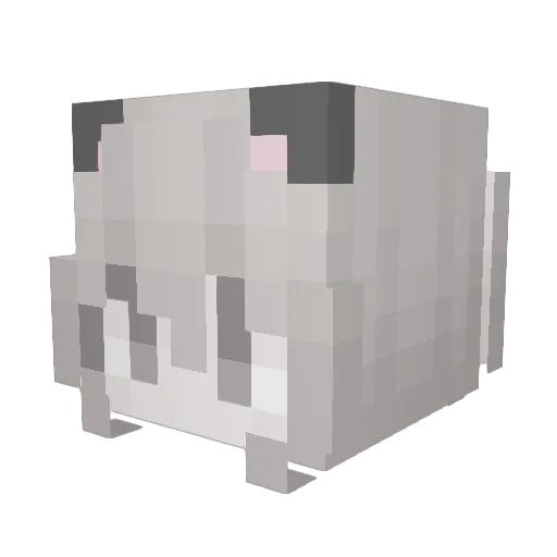 A404_404 Minecraft avatar head, 3D render