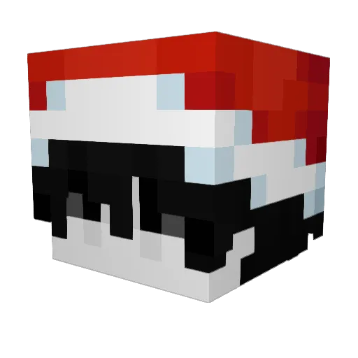 A4094 Minecraft avatar head, 3D render