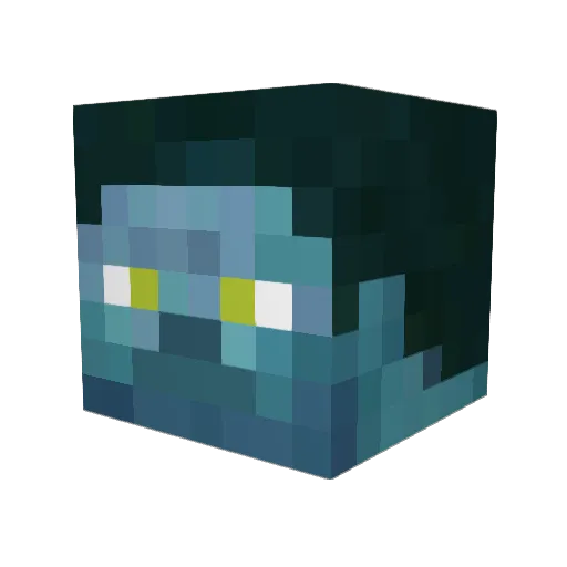 A419X Minecraft avatar head, 3D render