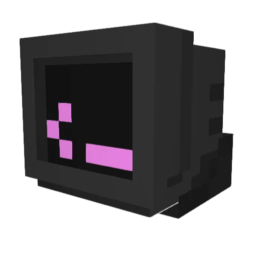 A4r4 Minecraft avatar head, 3D render