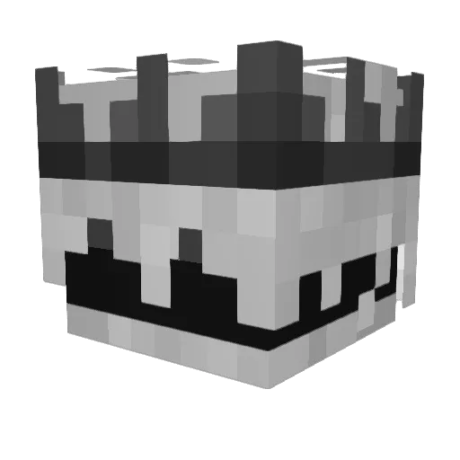 A5hL1ghtt Minecraft avatar head, 3D render