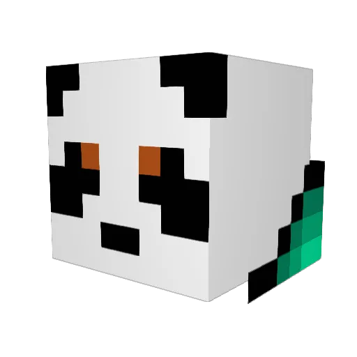 A7AMO7SEN Minecraft avatar head, 3D render