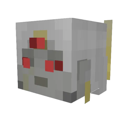 A7XFICTION Minecraft avatar head, 3D render