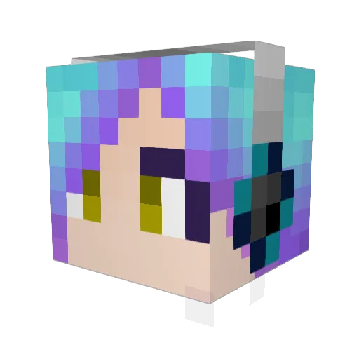 A7X_FAN2626 Minecraft avatar head, 3D render