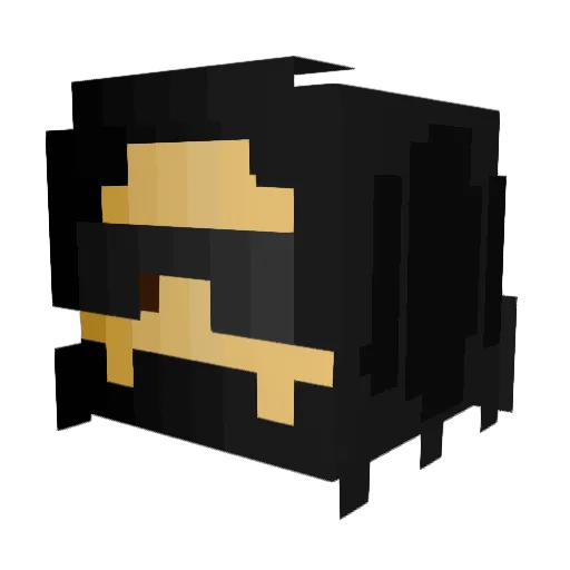 A7X_Reaper99 Minecraft avatar head, 3D render