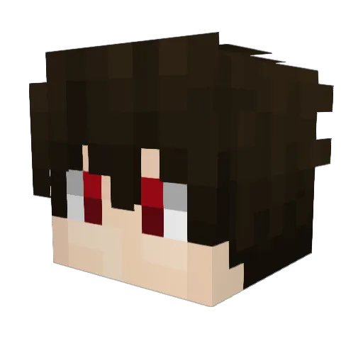 A7amd Minecraft avatar head, 3D render