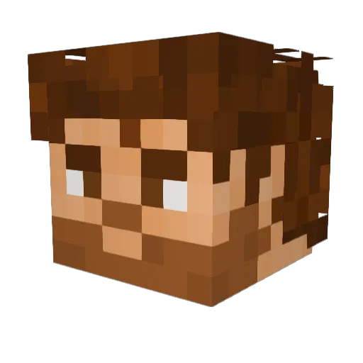 Minecraft-Avatar von A7egre: Kopf als 3D-Render