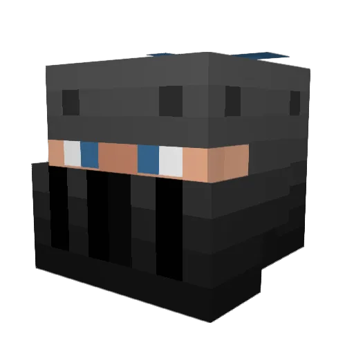A7medAL7LO Minecraft avatar head, 3D render