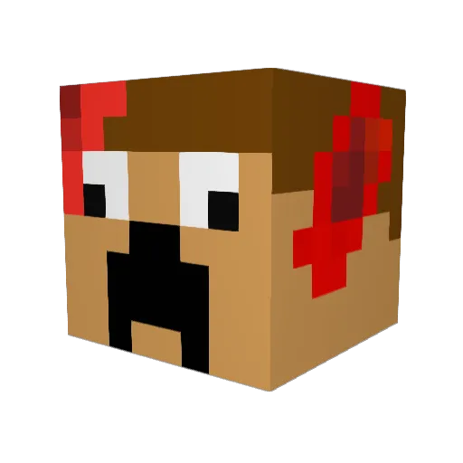 A7x__foREVer Minecraft avatar head, 3D render