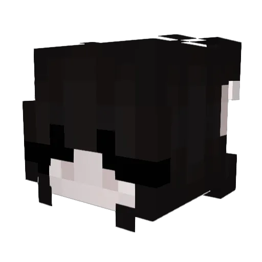 A8S2 Minecraft avatar head, 3D render