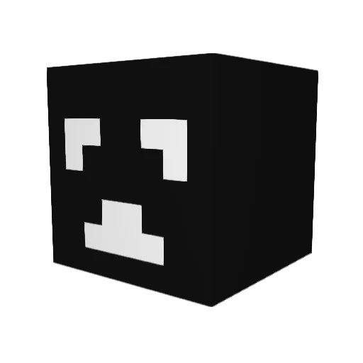A9AXI Minecraft avatar head, 3D render