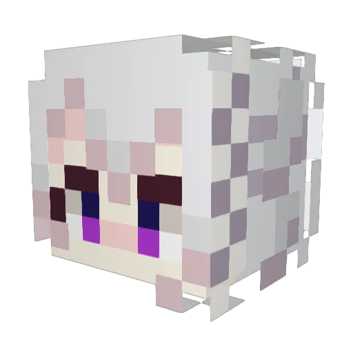 A9YEYA Minecraft avatar head, 3D render