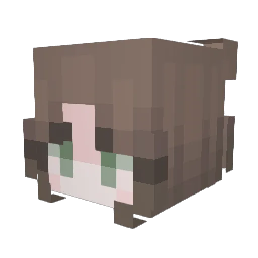 AAAAAAAAAAAAA4 Minecraft avatar head, 3D render