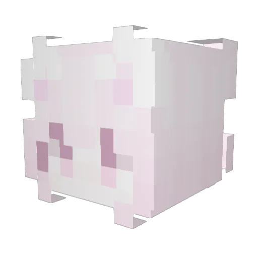 AAAAAAyan Minecraft avatar head, 3D render