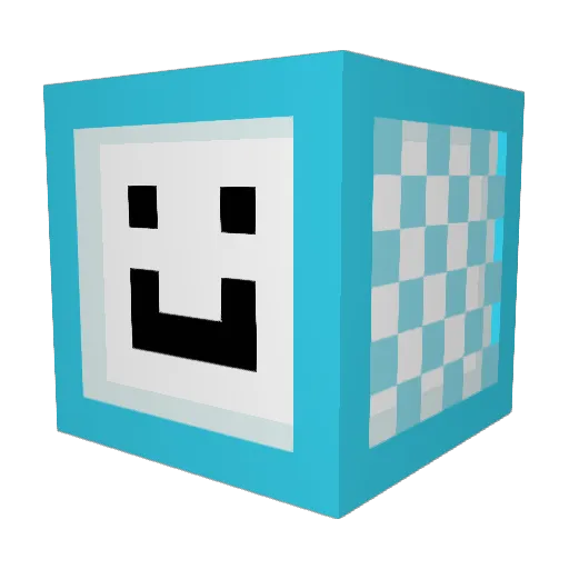 AAAAALE Minecraft avatar head, 3D render