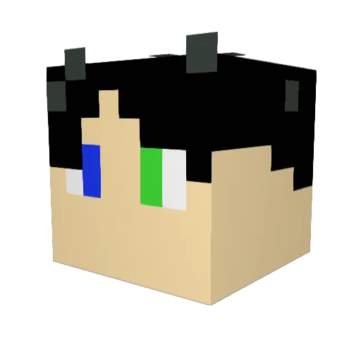 AAAALLLL Minecraft avatar head, 3D render