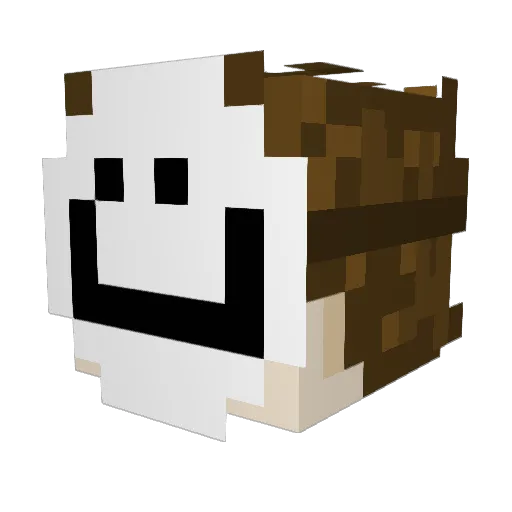 AABattary Minecraft avatar head, 3D render